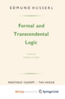 Image for Formal and Transcendental Logic