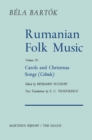 Image for Rumanian Folk Music: Carols and Christmas Songs (Colinde)