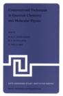 Image for Computational Techniques in Quantum Chemistry and Molecular Physics: Proceedings of the NATO Advanced Study Institute held at Ramsau, Germany, 4-21 September, 1974 : 15