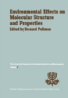 Image for Environmental Effects on Molecular Structure and Properties: Proceedings of the Eighth Jerusalem Symposium on Quantum Chemistry and Biochemistry Held in Jerusalem, April 7th-11th 1975