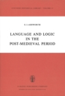 Image for Language and Logic in the Post-Medieval Period