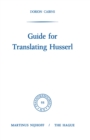 Image for Guide for Translating Husserl