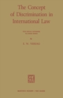 Image for Concept of Discrimination in International Law: With Special Reference to Human Rights