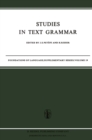 Image for Studies in Text Grammar