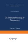 Image for Die Fundamentalbetrachtung der Phanomenologie : Zum Weltproblem in Der Philosophie Edmund Husserls