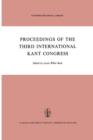 Image for Proceedings of the Third International Kant Congress