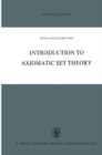 Image for Introduction to Axiomatic Set Theory : 34