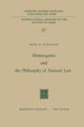 Image for Montesquieu and the Philosophy of Natural Law