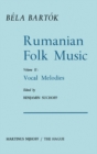 Image for Rumanian Folk Music: Vocal Melodies