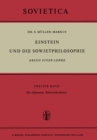 Image for Einstein und die Sowjetphilosophie: Krisis Einer Lehre Zweiter Band Die allgemeine Relativitatstheorie : 22