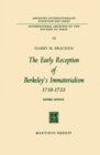 Image for Early Reception of Berkeley&#39;s Immaterialism 1710-1733