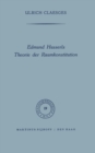 Image for Edmund Husserls Theorie der Raumkonstitution : 19