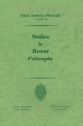 Image for Studies in Recent Philosophy