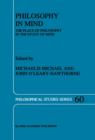 Image for Philosophy in Mind : The Place of Philosophy in the Study of Mind