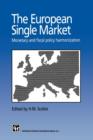 Image for The European Single Market : Monetary and Fiscal Policy Harmonization
