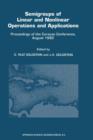Image for Semigroups of Linear and Nonlinear Operations and Applications : Proceedings of the Curacao Conference, August 1992