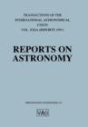 Image for Reports on Astronomy