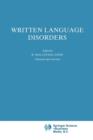 Image for Written Language Disorders