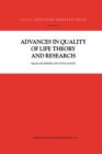 Image for Advances in Quality of Life Theory and Research