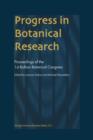 Image for Progress in Botanical Research : Proceedings of the 1st Balkan Botanical Congress