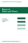 Image for Boron in Soils and Plants