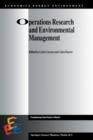 Image for Operations Research and Environmental Management