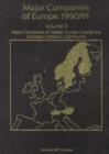 Image for Major Companies of Europe 1990/91 Volume 3 : Major Companies of Western Europe Outside the European Economic Community