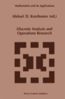 Image for Discrete Analysis and Operations Research