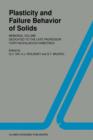 Image for Plasticity and failure behavior of solids