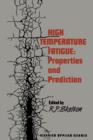 Image for High Temperature Fatigue