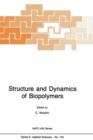 Image for Structure and Dynamics of Biopolymers