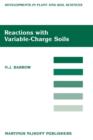 Image for Reactions with Variable-Charge Soils