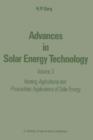 Image for Advances in Solar Energy Technology : Volume 3 Heating, Agricultural and Photovoltaic Applications of Solar Energy