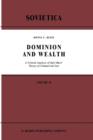 Image for Dominion and Wealth : A Critical Analysis of Karl Marx’ Theory of Commercial Law