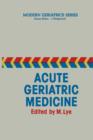 Image for Acute Geriatric Medicine