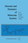 Image for Structure and Dynamics of Molecular Systems
