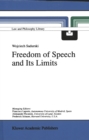 Image for Freedom of Speech and Its Limits