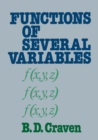 Image for Functions of several variables