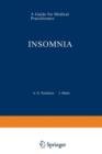Image for Insomnia : A Guide for Medical Practitioners