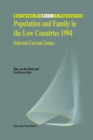 Image for Population and family in the Low countries 1994: selected current issues