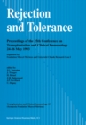 Image for Rejection and Tolerance: Proceedings of the 25th Conference on Transplantation and Clinical Immunology, 24-26 May 1993