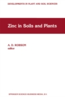 Image for Zinc in Soils and Plants: Proceedings of the International Symposium on &#39;Zinc in Soils and Plants&#39; held at The University of Western Australia, 27-28 September, 1993