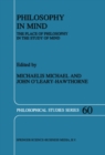 Image for Philosophy in mind: the place of philosophy in the study of mind