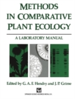 Image for Methods in comparative plant ecology: a laboratory manual