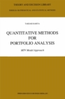 Image for Quantitative Methods for Portfolio Analysis: MTV Model Approach