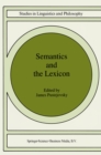 Image for Semantics and The Lexicon : 49