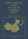 Image for Major Companies of The Far East and Australasia 1992/93: Volume 2: East Asia