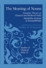 Image for Meaning of Nouns: Semantic Theory in Classical and Medieval India : v. 13