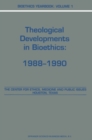 Image for Bioethics Yearbook: Theological Developments in Bioethics: 1988-1990