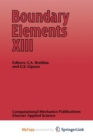 Image for Boundary Elements XIII